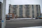 Город при фокусировке на столб на 5м
